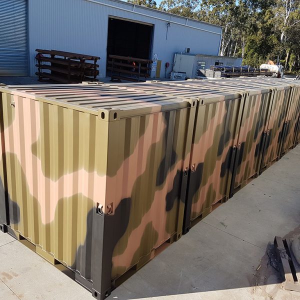 camouflage coatings - shipping container 